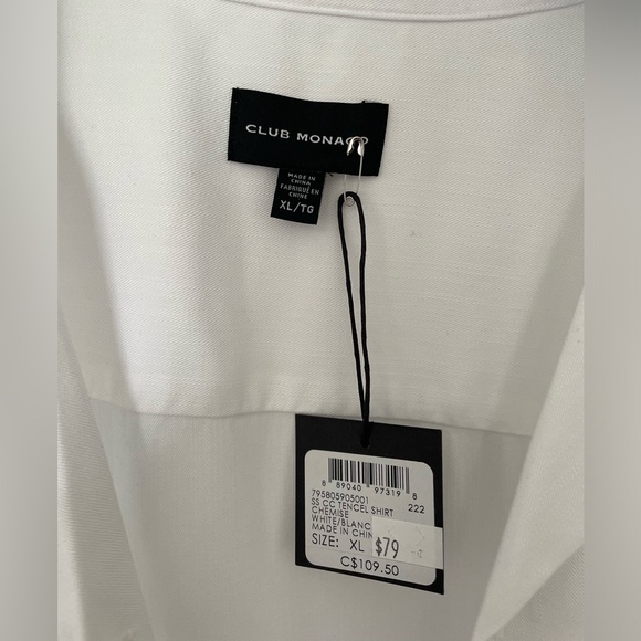 Club Monaco Shirt size XL - Picture 4 of 5